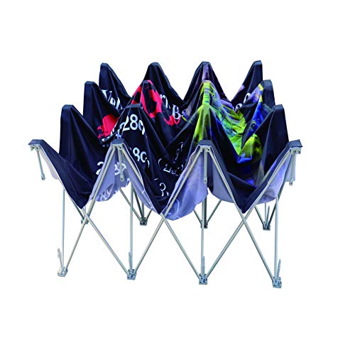 8'x10' (3x4) Velcro Tension Fabric Straight Pop Up Display Stand Trade Show Backdrop Booth Frame (ONLY Hardware)
