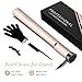 ELLESYE by Homitt Hair Straightener, Professional Ceramic Flat Iron for Hair with Negative Ion & Dual Voltage, 3D Floating Plates Twist Straightening Iron with Adjustable Temperature(250-450℉)