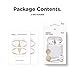 elago Upgraded Dust Guard Compatible with AirPods (Matte Gold, 2 Sets) – Dust-Proof Film, Luxurious Looking, Must Watch Easy Installation Video, Protection from Metal Shavings [US Patent Registered]