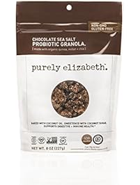 purely elizabeth Probiotic Gluten-Free Granola, Chocolate Sea Salt, 0.5 Pound