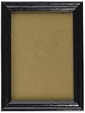 Craig Frames 200ASHBK 18 by 24-Inch Picture Frame, Wood Grain Finish, .75-Inch Wide, Black