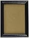 Craig Frames 200ASHBK 18 by 24-Inch Picture Frame, Wood Grain Finish, .75-Inch Wide, Black