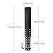 Venesun Studded Faux Leather Paddles, 37.5cm Total Length, Black