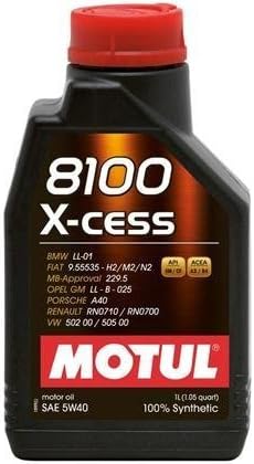 Amazon Com Motul 8100 5w40 X Cess 502 00 505 00 Ll01 229 5 Porsche A40 Automotive