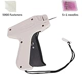 Clothes Tagging Gun with 5000 Attachments Fasteners and 6 Needles, Regular Standard Clothing Garment Price Label Tag Attaching Tagging Gun Perfect gadget for shops, boutiques, retailers and warehouses