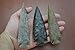3 Pcs Assort Agate Stone Spearhead Arrowhead Point 4 1/2