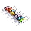 6pcslot-Jointed-Fishing-Lures-Swimbait-Crank-Bait-Hooks-Crankbaits-Tackle-85cm14g