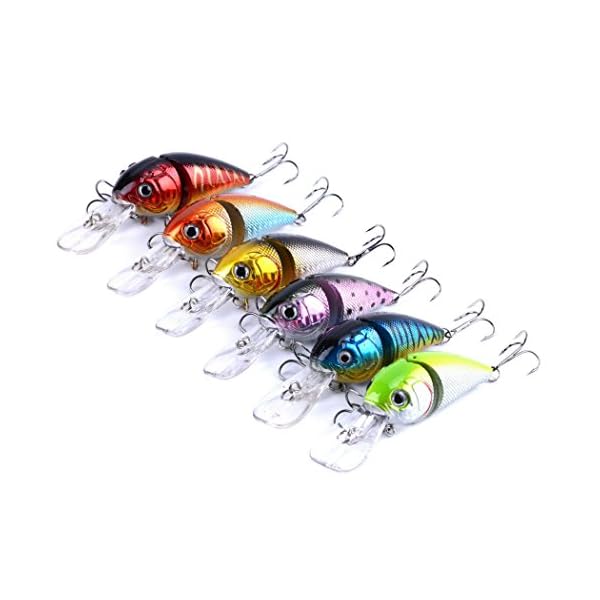 6pcslot-Jointed-Fishing-Lures-Swimbait-Crank-Bait-Hooks-Crankbaits-Tackle-85cm14g