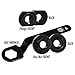 King Arthur's Tools Universal Wrench, Flange & Nut Set for Angle Grinder - Fits most makes & models of electric & pneumatic power tools with standard 5/8”(16mm) #13730