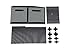 Homebi 6-Drawer Storage Chest Shelf Unit Storage Cabinet Multi-Bin Organizer with Removable Non-Woven Fabric Bins in Grey,25