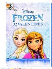 Valentine's Day Cards Disney Frozen Licensed Cartoon Character , 32-ct.