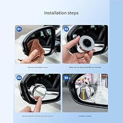 2 Pcs Car Blind Spot Mirrors for Maxus D60 2019