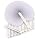 WeddingTree Lot De 60 Éventails Blancs Personnalisables - Mariage, Danse, Décoration