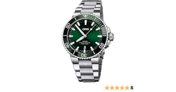 oris watch green face