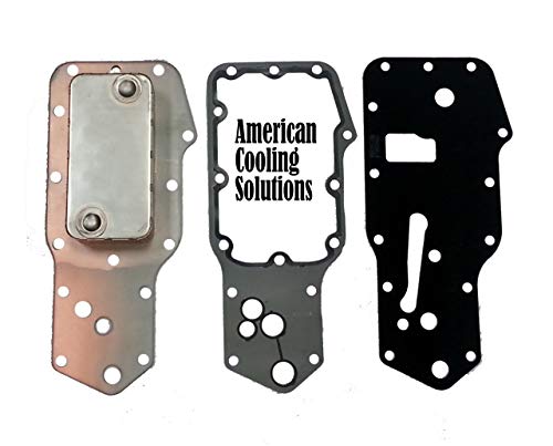New Replacement Heavy Duty Oil Cooler & Gasket Kit 3957544 for Oliver White, CASE-IH, Cummins Engines
