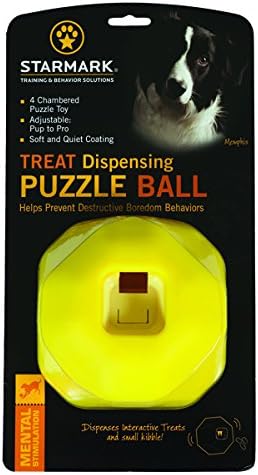 Starmark Treat Dispensing Puzzle Ball Dog Toy Amazon Ae Kitchen