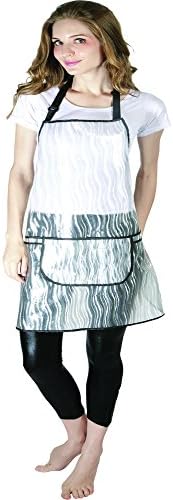 XMW Professional Environmentally Friendly and Renewable Adjustable Translucent Salon Apron with Pocket Translucent