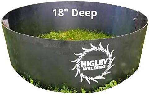 Amazon Com Large 18 Deep X 45 Diameter Fire Pit Liner Campfire