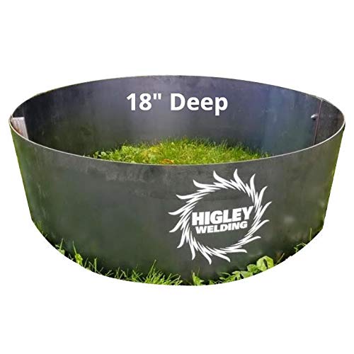 Large 18" Deep x 45" Diameter Fire Pit Liner Campfire