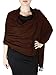 Peach Couture Elegant Soft Luxurious Pashmina Cashmere Wrap shawl stole From (Chocolate Brown)