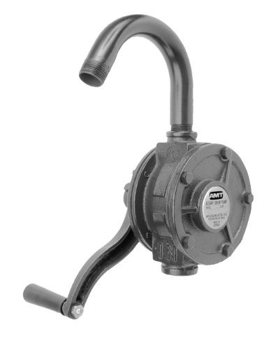 AMT Pump 4821-95 Rotary Drum Pump, Cast Iron, 1" NPT Suction x 3/4" NPT Discharge Port
