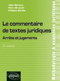 Le  commentaire de textes juridiques
