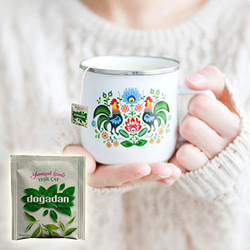 Dogadan Kräuterteebeutel gemischte Grüner Teesorten in einer Teekiste, 6 x Teesorten - 6 verschiedene grüne Tees… – Bild 5