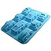 DSYJ 1 X Silicone Cars Jello Chocolate Pudding Baking Mould Cake Decoration DIY Pan 8 Car