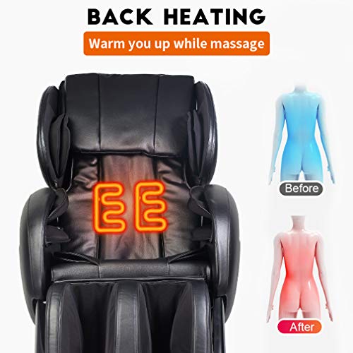 Massage Chair Zero Gravity Full Body Electric Shiatsu Massage Chair Recliner with Foot Rollers