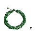NOVICA Artisan Handmade Wood Torsade Necklace Fair Trade Artisan Crafted No Stone Beaded Recycledupcycled Thailand Green Flash Greenery Eco Friendly Nature [19.75 in min L x 21.75 in max L x 1 in W]