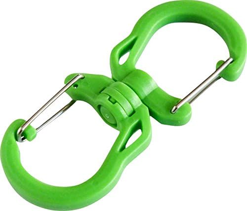 Tyny Tools Swivel Carabiner: Each; Green; LG