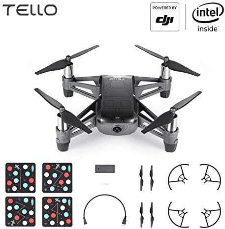 Accrie DJI Tello EDU Boost Combo Mini Drone Perform Flying Stunts Shoot Video with EZ Shots Toy Plane 3 Battery