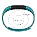moreFit Fitness Tracker, Slim Touch Screen Activity Health Tracker Wearable Pedometer Smart Wristband, Black/Teal