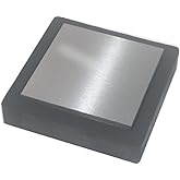 Steel Bench Block Flat Anvil Jewelers Tool with Rubber Block,Jewelers Anvil,Jewelry Metal Stamping Tools for Metal Forming Stamping Jewelry Repair (Steel & Rubber Block)