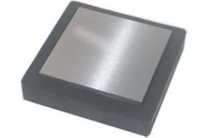 ZANGBOER Steel Bench Block Flat Anvil Jewelers Tool with Rubber Block,Jewelers Anvil,Jewelry Metal Stamping Tools for Metal Forming Stamping Jewelry Repair (Steel & Rubber Block)