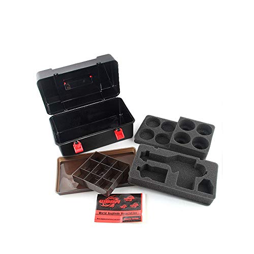 AutumnFall Portable Waterproof Box 8 in 1 Carrying Case Burst Battle Gyro Storage Box for Beyblade Burst Spinning Top (A)