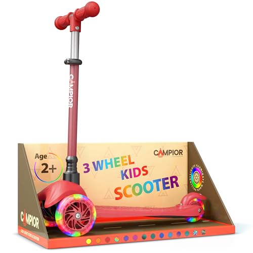 Mini 3 Wheel Scooter for Kids Lean to Steer