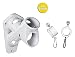 Valley Forge Flag Bundle: Valley Forge Flag 2 Position 1" Flag Pole Bracket And Valley Forge Flag 1-Inch Diameter Rotating Mounting Rings, 2-Piece primary