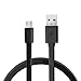 QacQoc 1 Meter 3ft High Speed Micro Usb Cable Usb 2.0 Tangle-free Charging/sync Cable a Male to Micro USB (black)