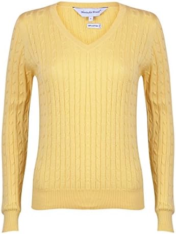 Nantucket Brand Clothing Women'S Cotton Cable Knit Sweater