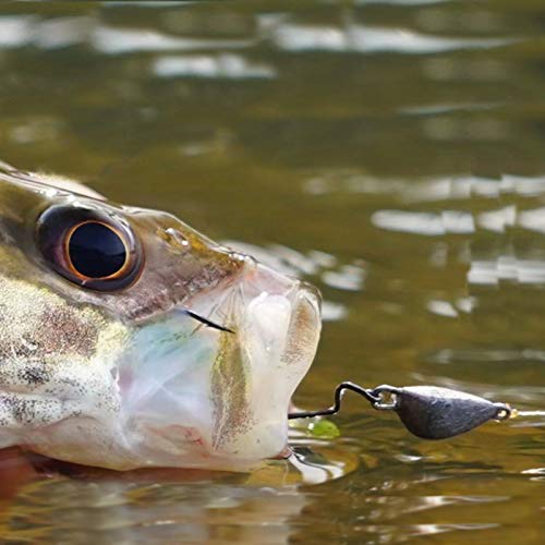 Swing Jig Heads 20Pack Wobble Head with Hook for Bass Fishing Swimbait