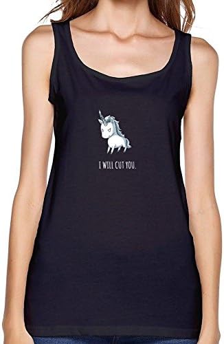 JUXING JUXING Women's Stabby The Unicorn I Will Cut You tank top Size XXXL