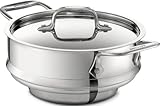 All-Clad 59915 Stainless Steel All-Purpose Steamer with Lid Cookware, Silver
