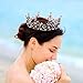 Victray Bride Wedding Vintage Crowns and Tiaras Bridal Crystal Headbands Baroque Headpieces for Women and Girls