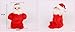 Happy Cherry Kids Puzzle Toys Story Game Education Props Baby Toys Santa Plush Hand Puppet Toys Christmas Gift - Red