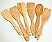 ECOSALL 6 Wooden Spoons for Cooking – Made in Ukraine 100% Natural Healthy Nonstick Wooden Spatula Spoons - Premium Solid Wood Cooking Utensils Set - Strong, Durable Eco Hardwood Beechwood Spoons Set