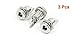 uxcell a13121300ux0338 2.1 mmx5.5 mm DC Power Jack Socket Threaded Female Connector 3 Piece