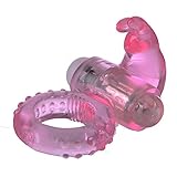 UINO Wearable Style Vibrating P-Enis Massage Ring to Make Male Prolong Time and Stimulator Female C-litoral - Soft Personal Massage Vibrator - Enhances Hardness S-ex Toys for Men Massage Tools