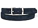 PAUL PARKMAN Men's Navy Suede Belt (ID#B06-NAVY) (L)