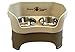 Neater Feeder Deluxe Mess Proof Dog Bowls Elevated for Large Breed – Made in USA – No Spill Raised Dog Food Bowl Stand – Stainless Steel Food and Water Bowl Set, Pet Dish Feeding Station, Cappuccino
